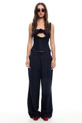 LIONESS Delilah Top Navy