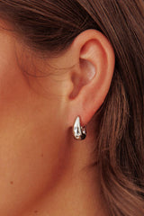Tristan Earrings Set Silver Diamante