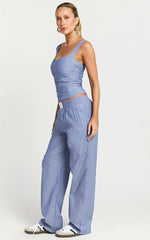 Lioness - Cobain Corset in Navy Stripe