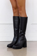 Mystery Boots Black Leather