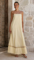 Sandra Maxi Dress - Yellow